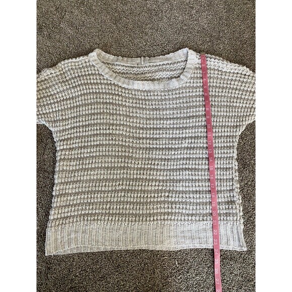 Express Cozy Textured Knit Sweater – Neutral Beige – 100% Acrylic - Picture 6 of 6